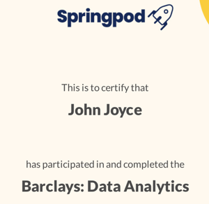 Barclays - Data Analytics